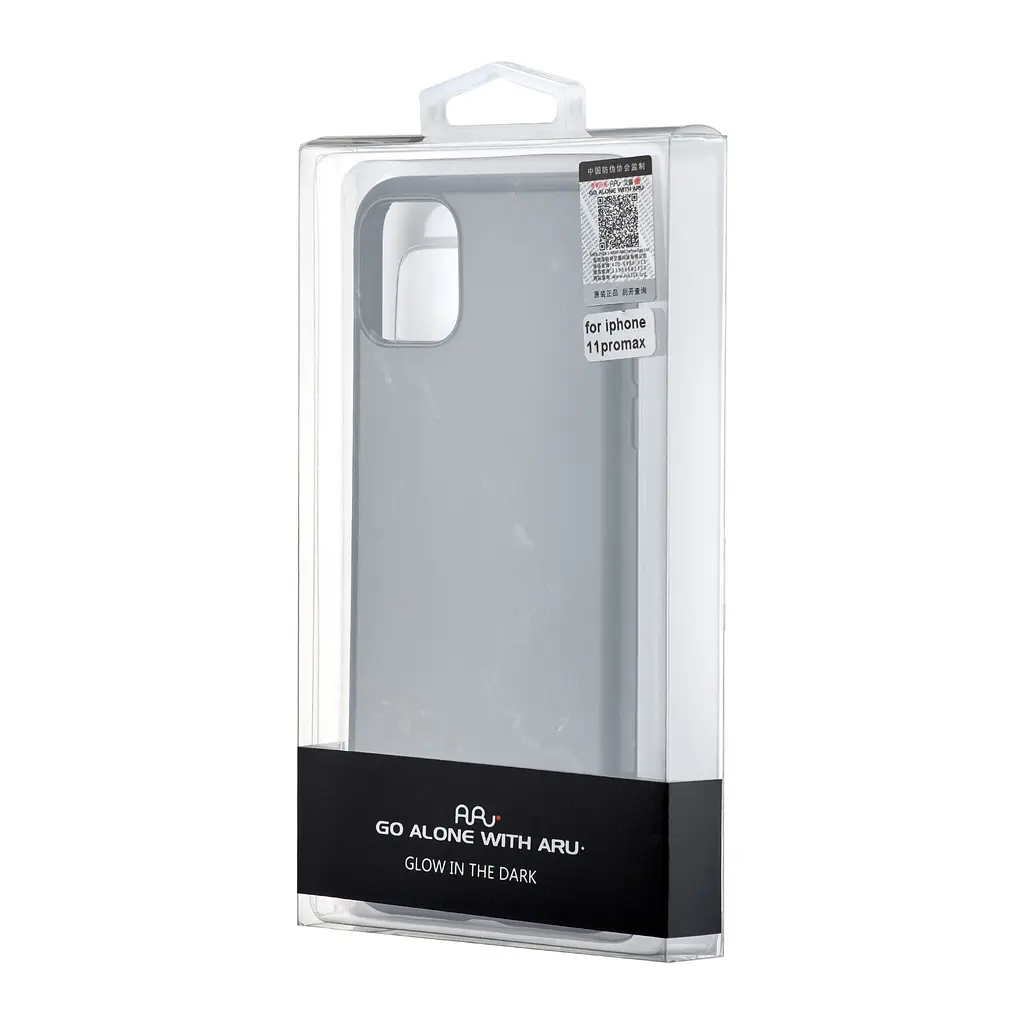Чохол Lum Neon (світяться у темряві) iPhone 11 Pro Max Marble Black - фото 2