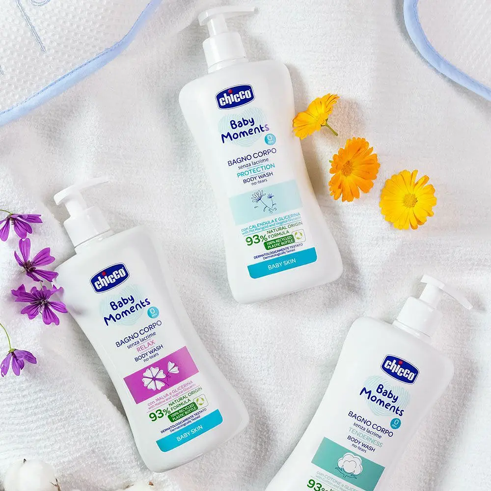 Гель для купання Chicco Baby Moments Без сліз з календулою 750 мл (10581.00) - фото 4