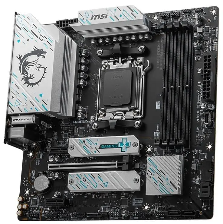 Материнська плата MSI B650M GAMING PLUS WIFI (B650M GAMING PLUS WIFI) (Socket AM5, AMD B650, Micro-ATX) Б/в - фото 2
