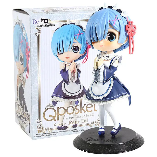Фигурка Banpresto Q Posket Re Zero Рем Жизнь в альтернативном мире с нуля Рем 14 см (anime RZ 22.92) - фото 4