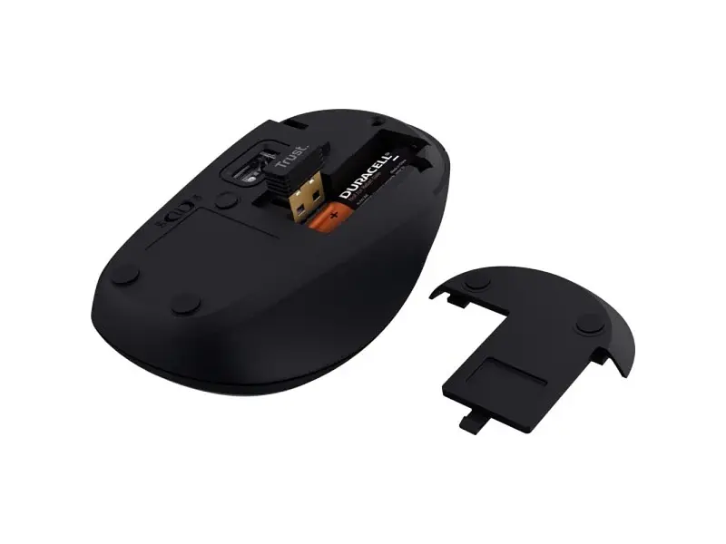 Миша Trust Yvi+ Compact Multi-Device Wireless Black (25440) - фото 2