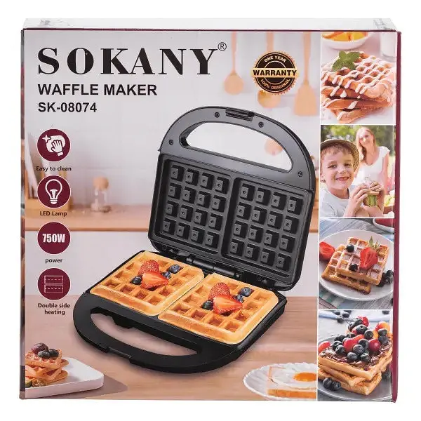 Вафельница Sokany SK-08074 - фото 9