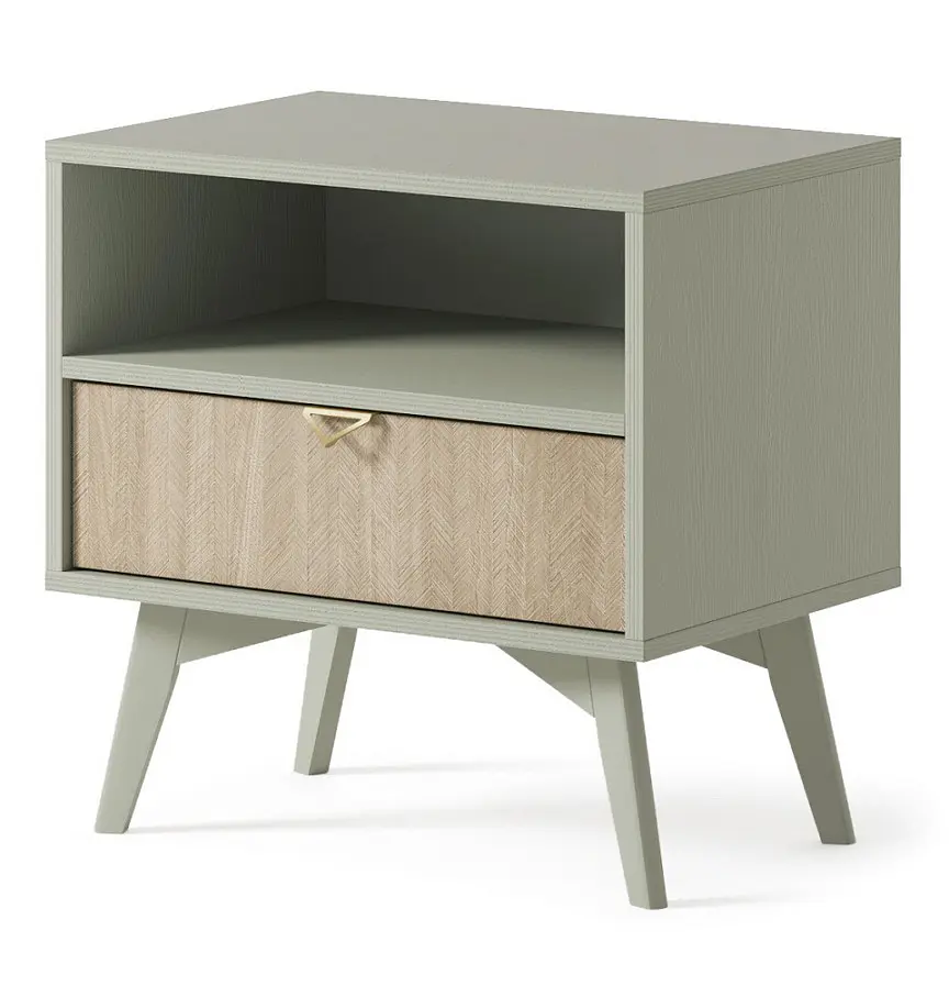 Тумба прикроватная Perfect Home Форест / Forest S54 с 1 ящиком Эвкалипт/пихта сканди (PFH-091473) - фото 5