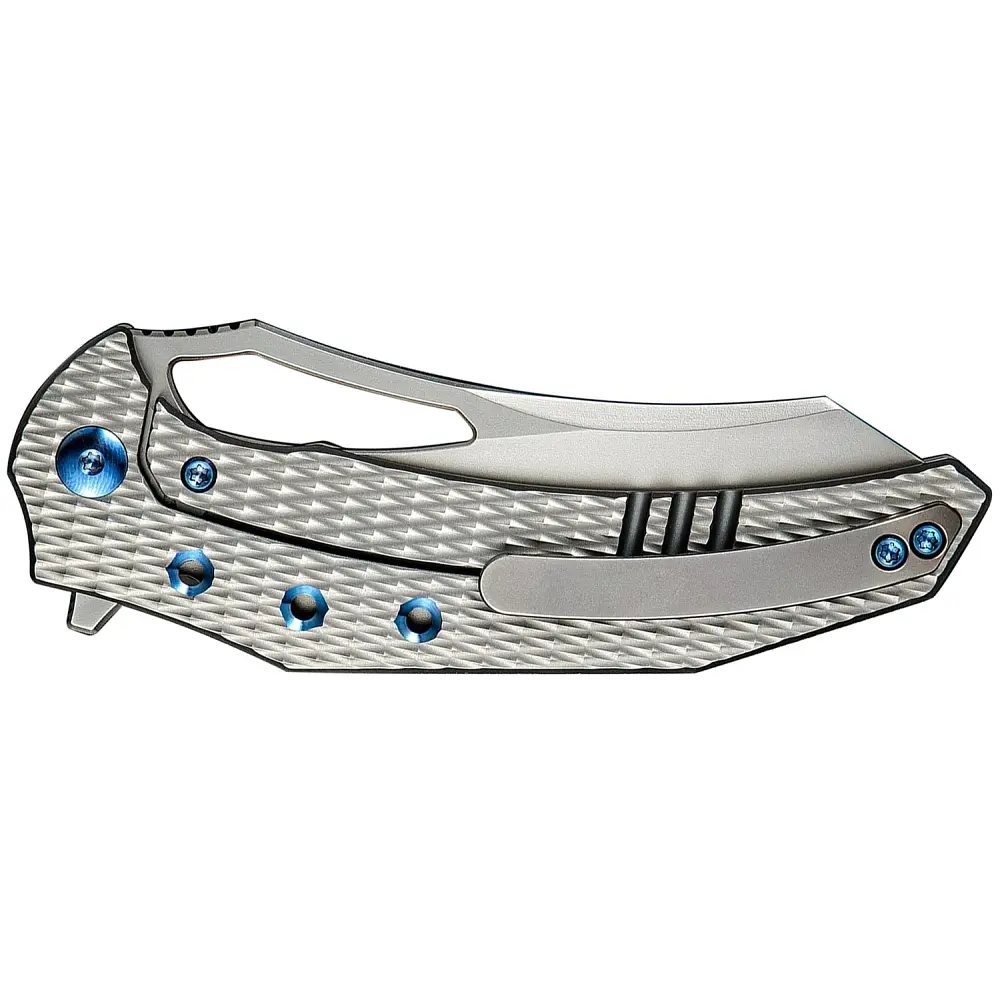 Ніж Weknife Epaulette M390 Diamond Patterned Ti - фото 4