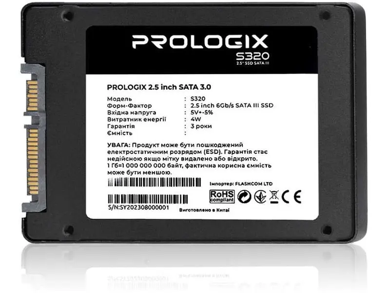 SSD-накопичувач PrologiX S320 240 GB (PRO240GS320) - фото 3