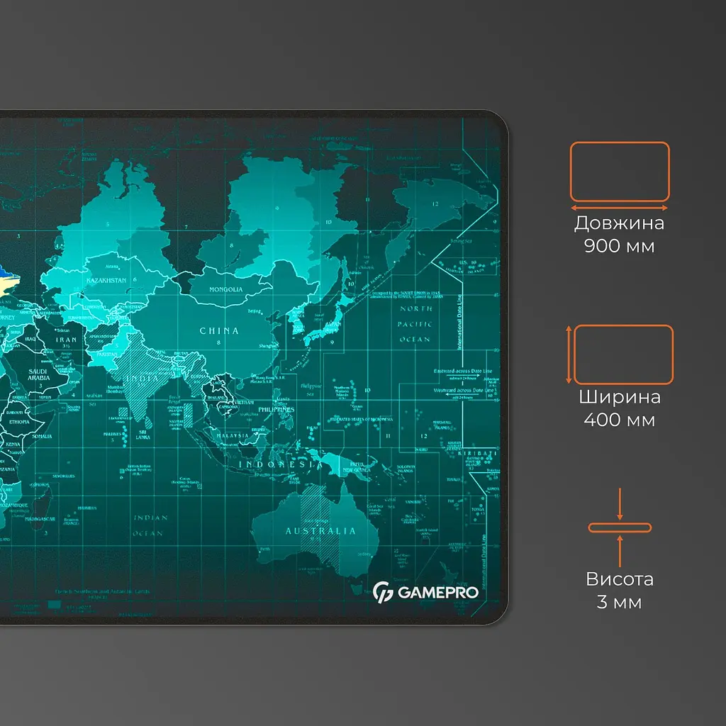 Ігрова поверхня GamePro Speed/Control Black (MP275M) - фото 5