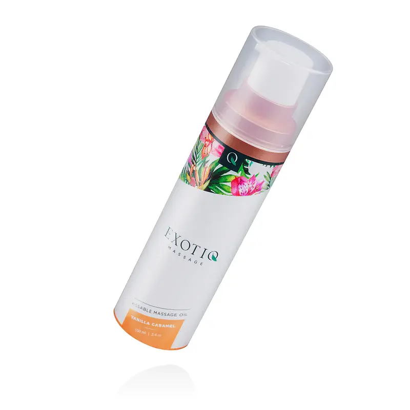 Массажное масло Exotiq Massage Oil Vanilla Caramel 100 мл - фото 2