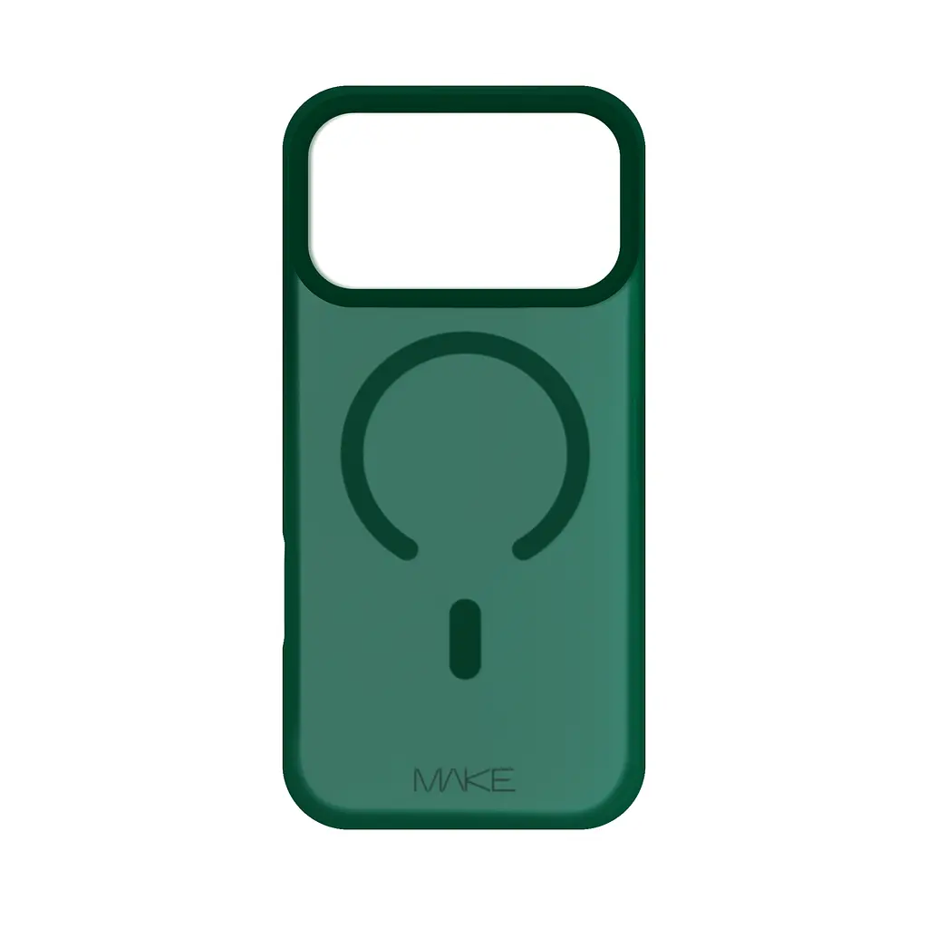 Чохол MAKE Apple iPhone 17 Pro Silicone Aura Magnet Forest Green - фото 4