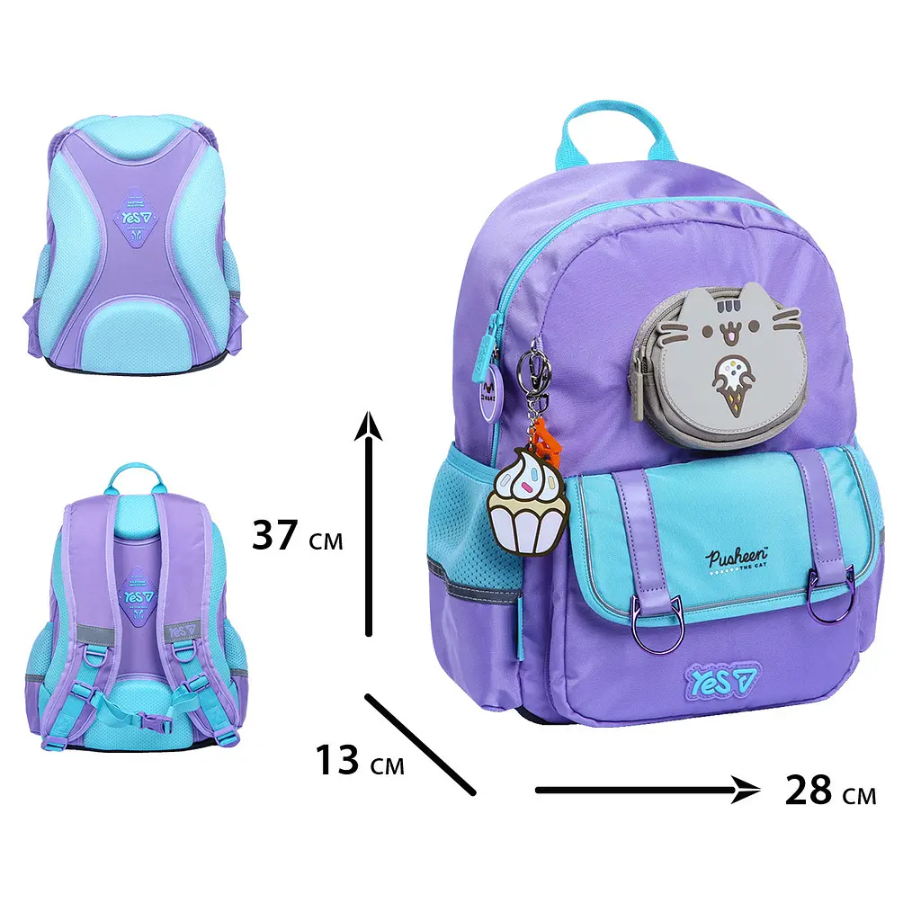 Рюкзак шкільний  ортопедичний шкільний Yes Pusheen Summer S-104S - фото 3