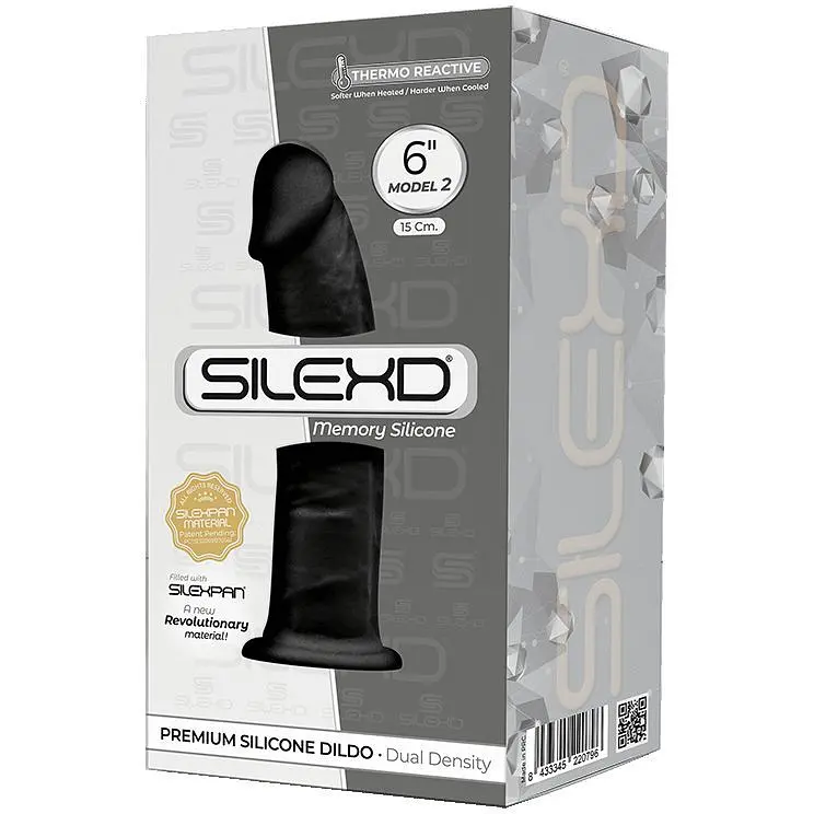 Фалоімітатор SilexD Robby Black (MODEL 2 Size 6in) - фото 2