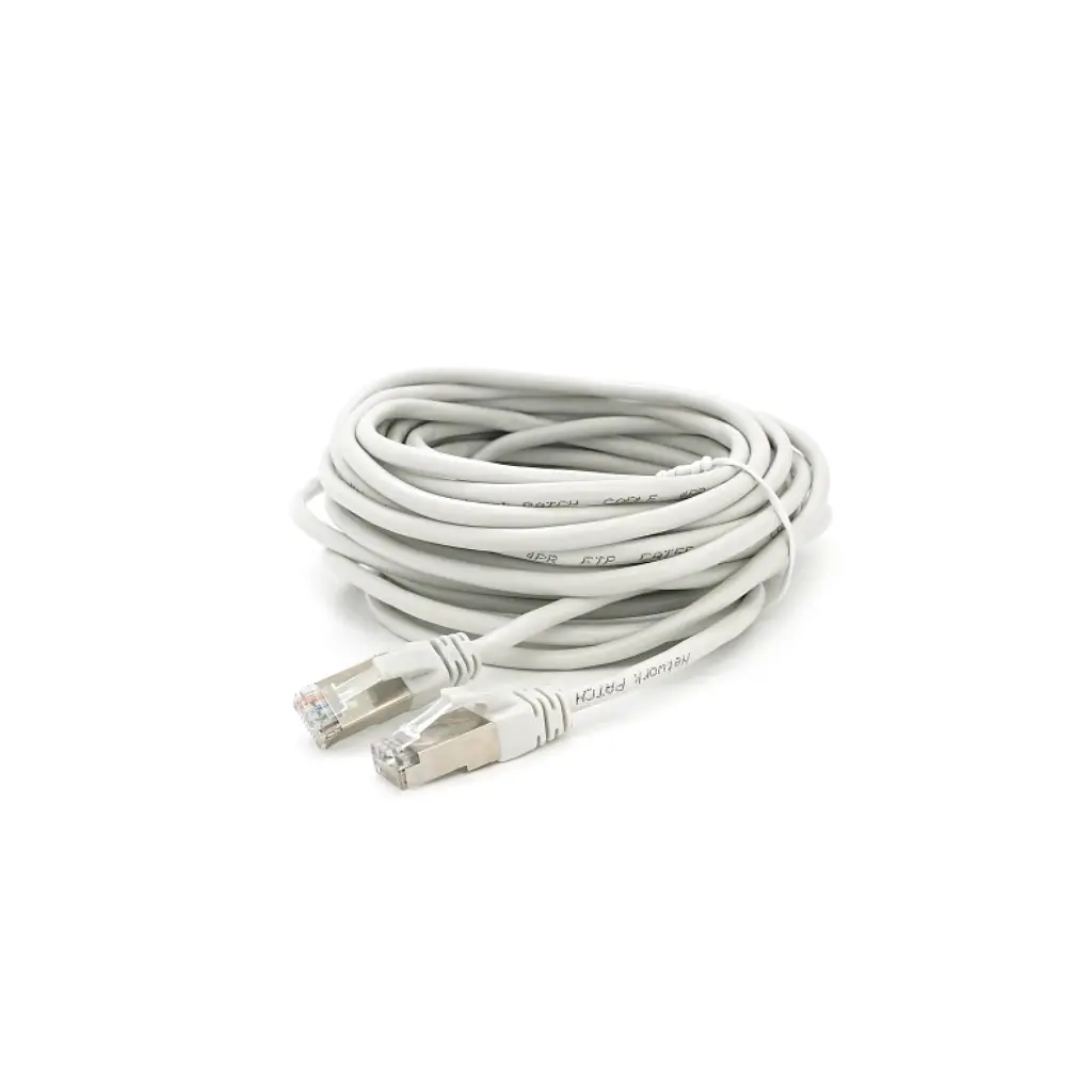 Патч-корд 10м FTP cat.5e, CU, RJ45, grey Merlion (PCM-CU-5E/10G) - фото 2