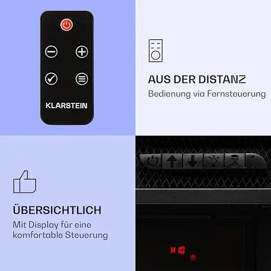 Камин электрический Klarstein Studio 10 Arc (10038402) - фото 4