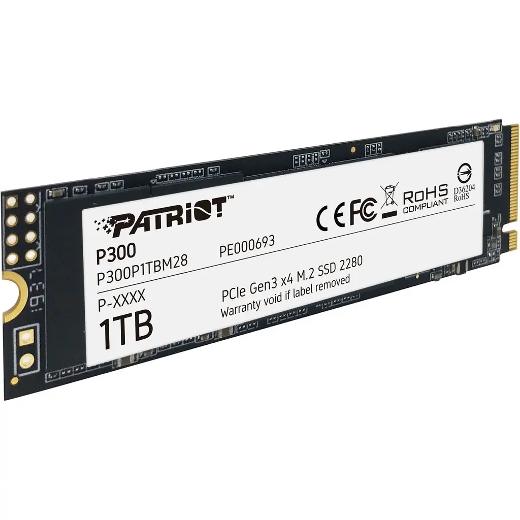 SSD накопитель Patriot P300 1TB (P300P1TBM28) [130569] - фото 2