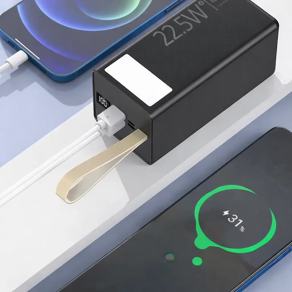 PowerBank UNITECH 22.5 W / Портативний зарядний пристрій 50000 mAh / зовнішній зарядний пристрій повербанк - фото 2