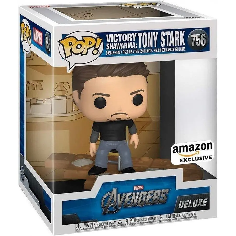 Фігурка Funko Pop Exclusive Фанко Поп Marvel: Avengers Tony Stark Марвел: Месники Тоні Старк 12 см MA TS 756 - фото 3