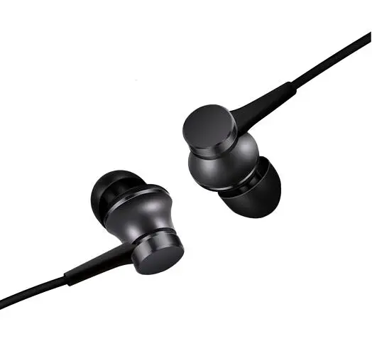 Наушники проводные Xiaomi Mi In-Ear Headphones Basic Black (Piston Fresh Bloom) - фото 2