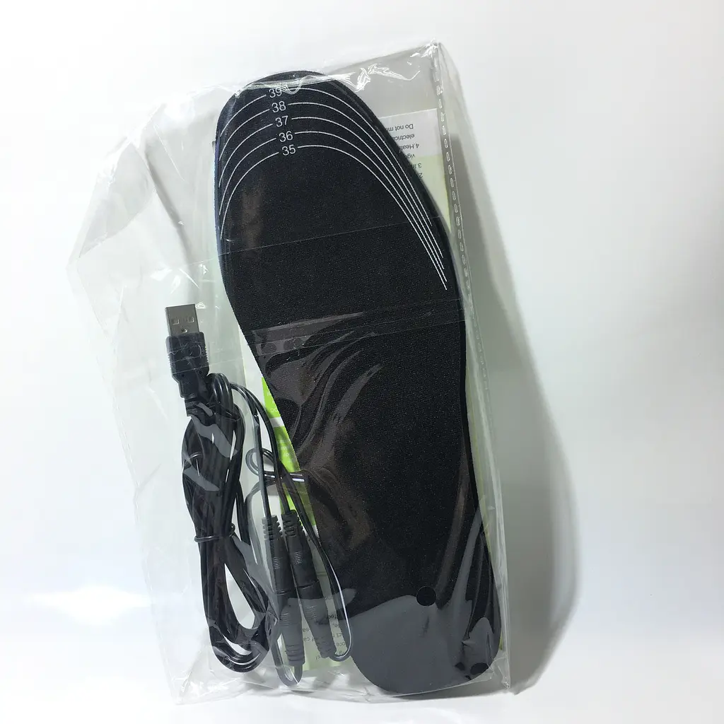 Стельки с подогревом от USB универсальные размер 35-40 - фото 3