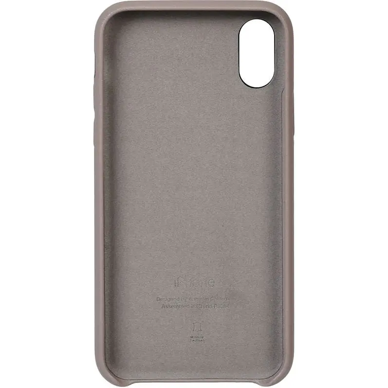 Чохол-накладка Toto Leather Case Apple iPhone X/XS Light Brown - фото 2