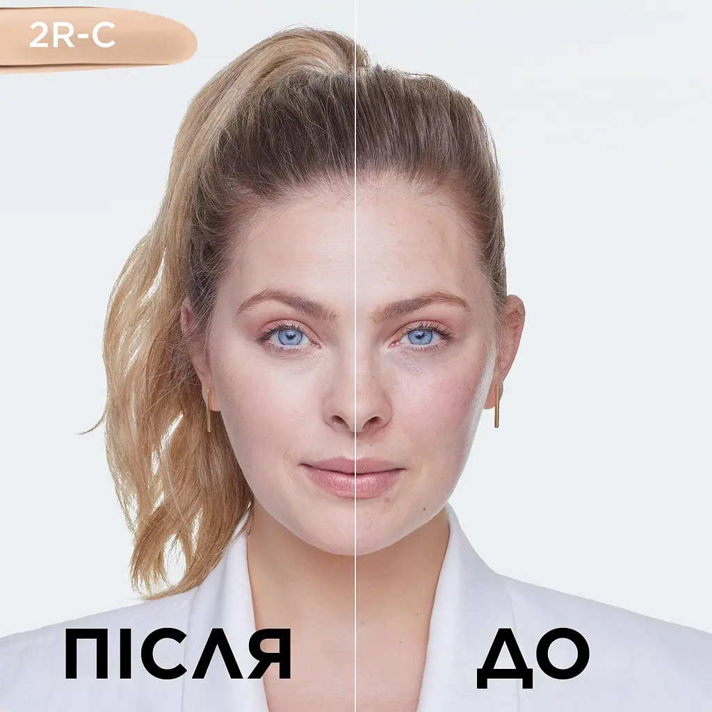 Тональний крем для обличчя з гіалуроновою кислотою L’Oréal Paris True Match тон 2R/C 30 мл - фото 2