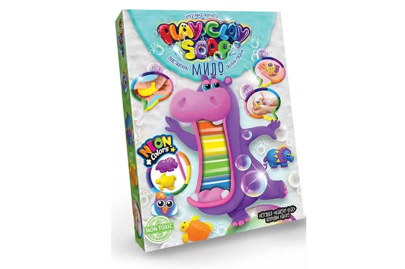 Набір для творчості PCS-03-01U,02U,03U,04U "Пластилінове Мило "PLAY CLAY SOAP" середній DANKO - фото 5