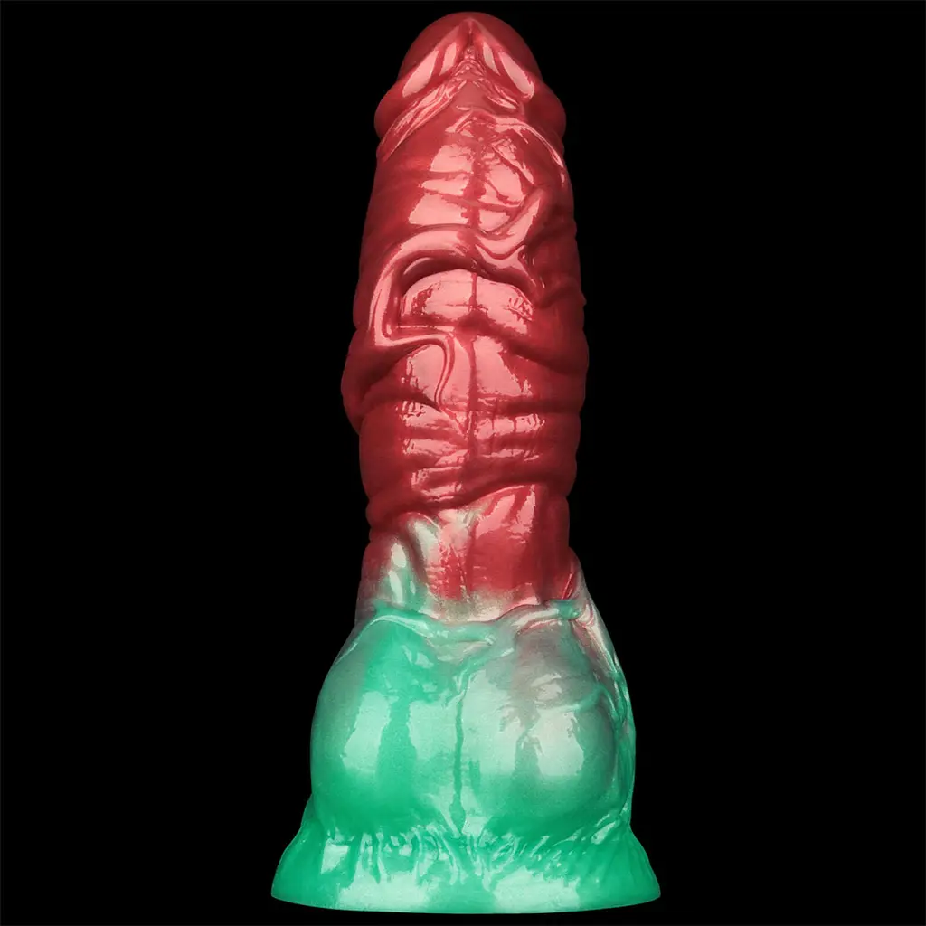 Фалоімітатор Lovetoy Dual Density 7.5’’ 19 см (червоний) - фото 10