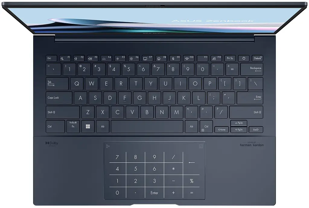 Ноутбук ASUS Zenbook 14 UX3405MA-PP301X 14' 3K OLED, Intel Ultra 9 185H, 32GB, F1TB, UMA, Win11P, Блакитний (90NB11R1-M00DH0) - фото 7