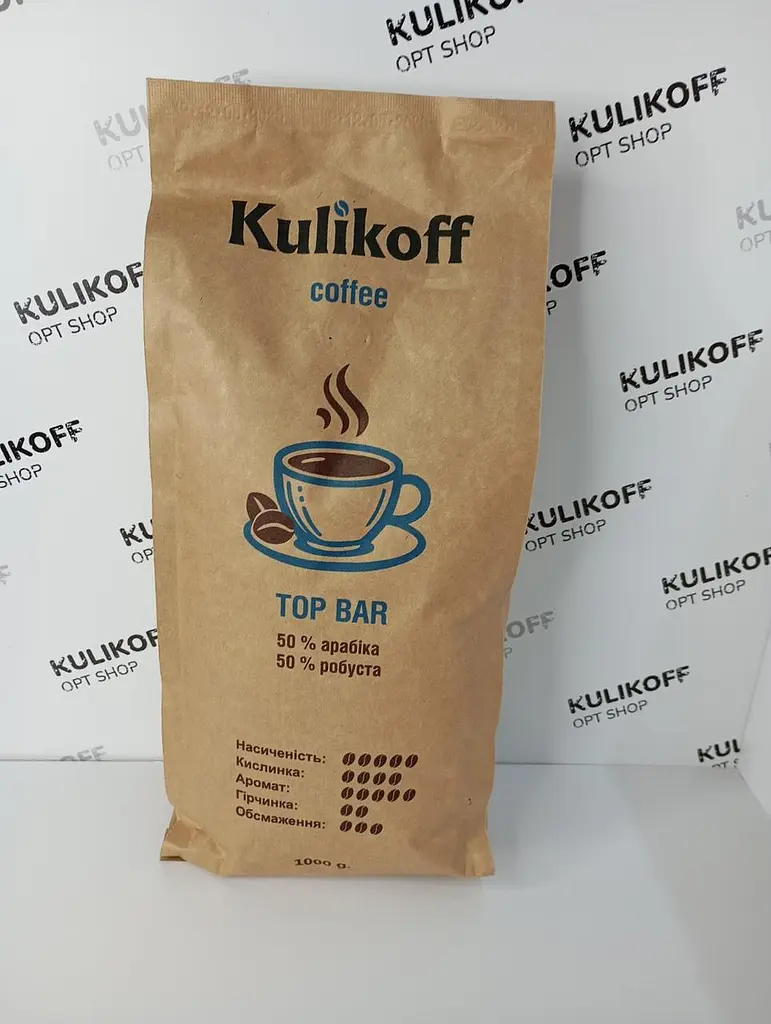 Кава в зернах KULIKOFF TOP BAR 1 кг - фото 2