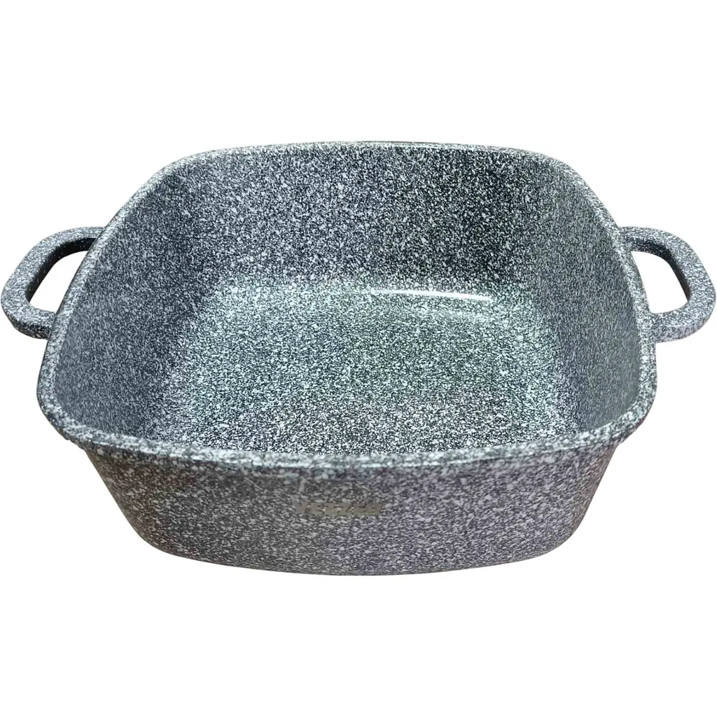 Каструля Vezzer квадратна з кришкою 20 см 2.5 л сіра (VZ8044) - фото 2