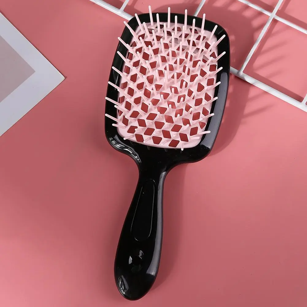 Щітка для волосся Superbrush Janeke Чорний/світло-рожевий, гребінець для мокрого волосся (щітка для волосся) (ST) - фото 2