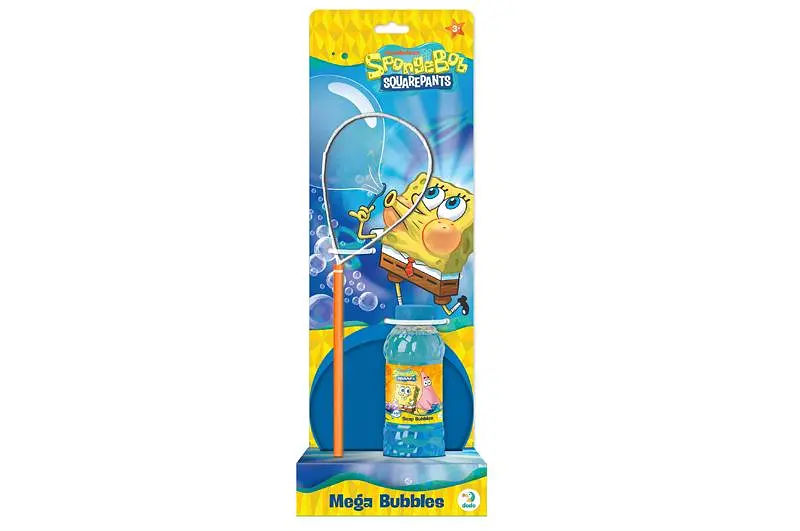 Бульбашки мильні 200636 "Mega Bubbles з тарілкою. Губка Боб" об'єм 450 мл DoDo - фото 3