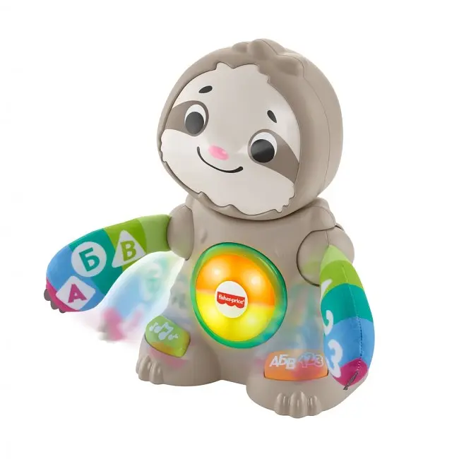 Інтерактивна іграшка Fisher-Price Linkimals Танцюючий лінивець, укр. мова (GXR58) - фото 2