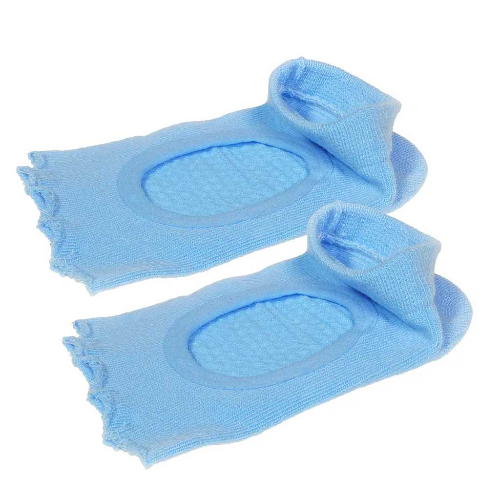 Шкарпетки жіночі Yoga Socks без пальців для занять йогою, фітнесом, пілатесом протиковзкі