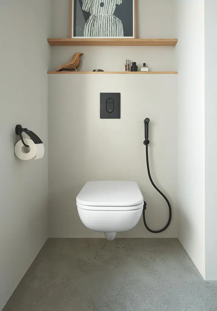 Гигиенический гарнитур Grohe Tempesta-F Trigger Spray 30 1025302431, Черный матовый - фото 3