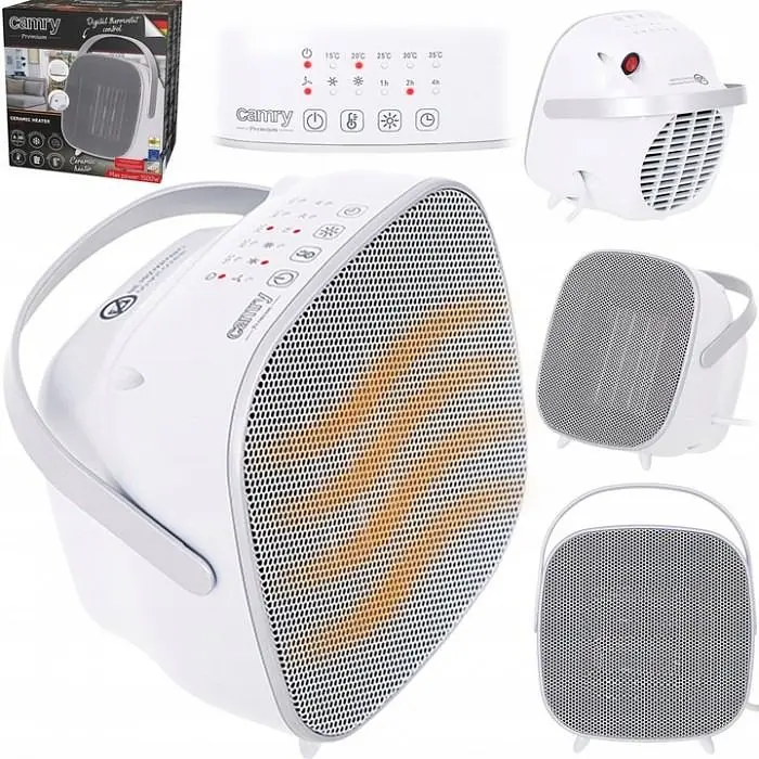 Тепловентилятор керамічний обігрівач Camry CR 7732 1500 Вт до 15 кв. м - фото 3