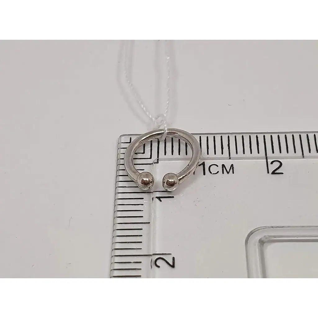 Срібна сережка-кафф на хелікс Vegas. 20216-3Р - фото 3