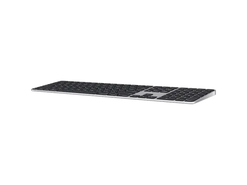 Клавіатура Apple Keyboard with Touch ID and Numeric Keypad for Mac with silicon USB-C Black Keys (MXK83) - фото 3