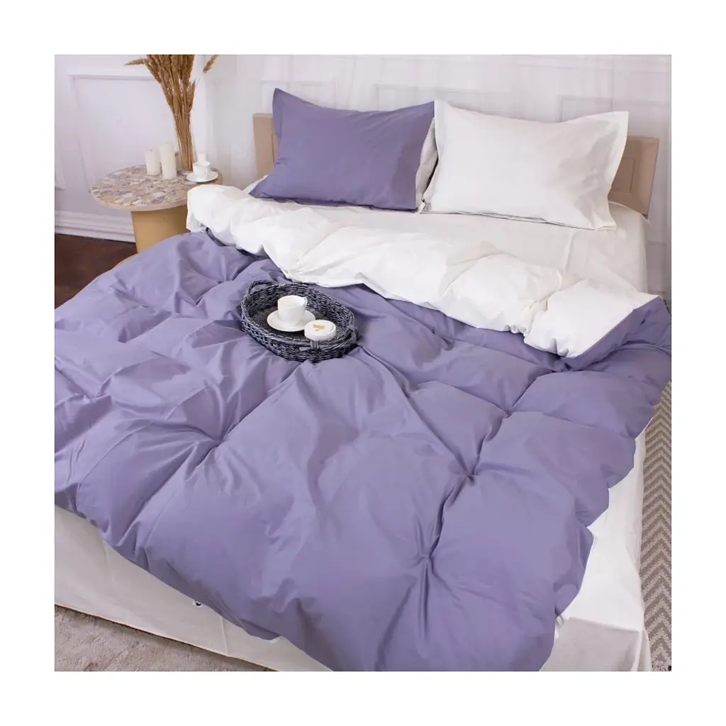 Постільна білизна MirSon Poplin Line 002 + 056 Kathleen 220 x 240 (2200006280323)