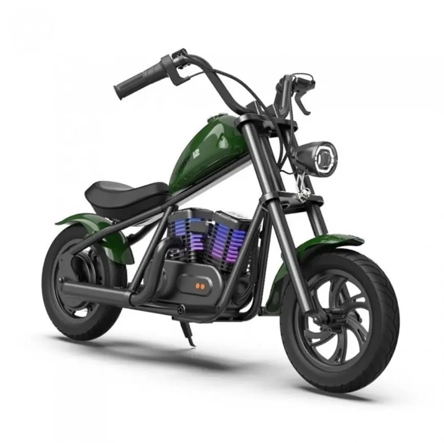 Дитячий електромотоцикл Hyper Gogo Cruiser 12 Plus 24 В, Green (6975606872181) - фото 15