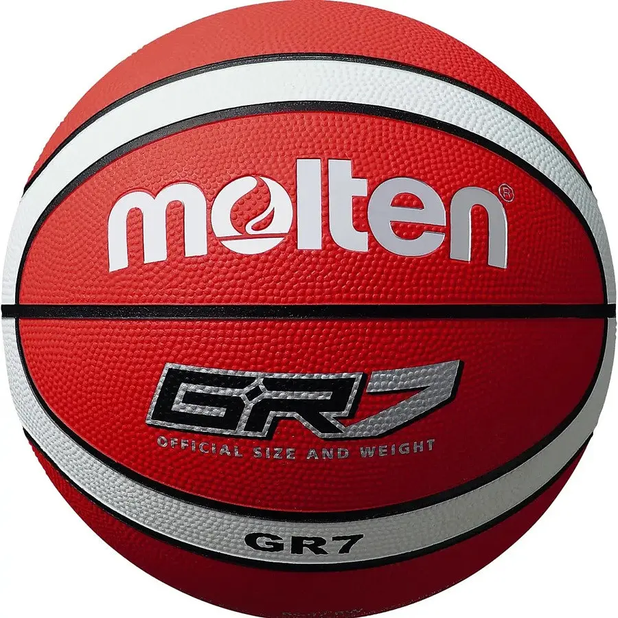 Баскетбольний м’яч Molten GR7 №7 гумовий 12 панелей для вуличного та залового баскетболу 560 г - фото 4