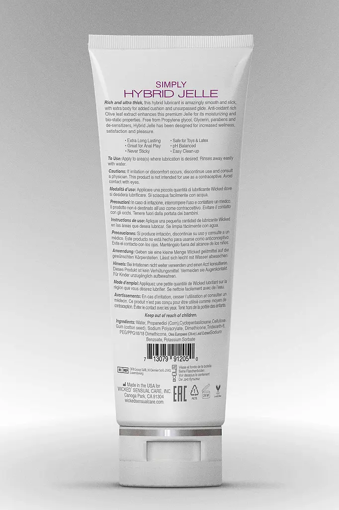 Лубрикант на водній/силіконовій основі Wicked Simply Hybrid Jelle 120 ml - фото 2