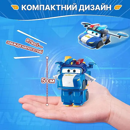 Ігрова фігурка-трансформер Super Wings Transform-a-Bots Люсі (Lucie) 5 см (EU780035) - фото 2