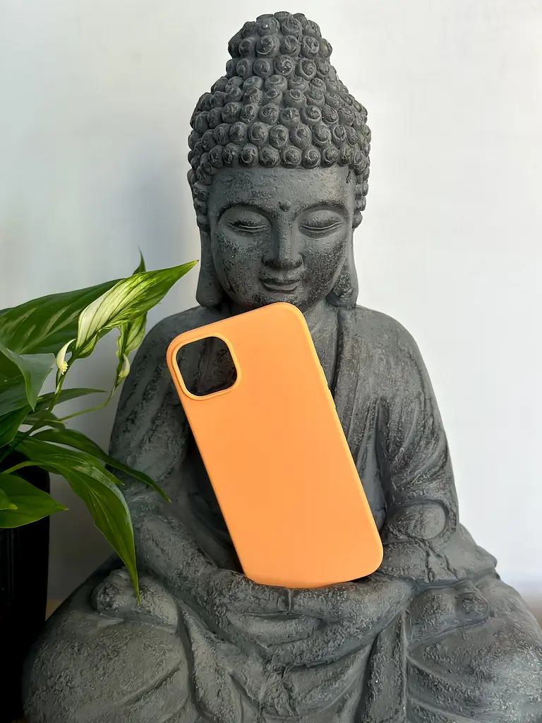 Чохол MAKE Apple iPhone 15 Plus Silicone Orange - фото 4