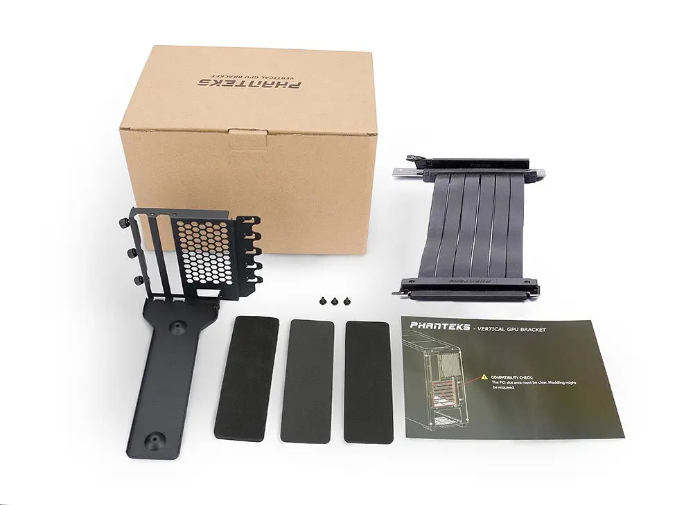 Тримач для відеокарти Phanteks металевий PCI 3.0 Black (PH-VGPUKT_02-1) - фото 4