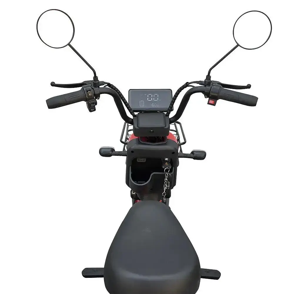 Электроскутер Двухместный Crosser CR2 (800W, 60V, 24Ah, графеновые АБК) Красный - фото 3