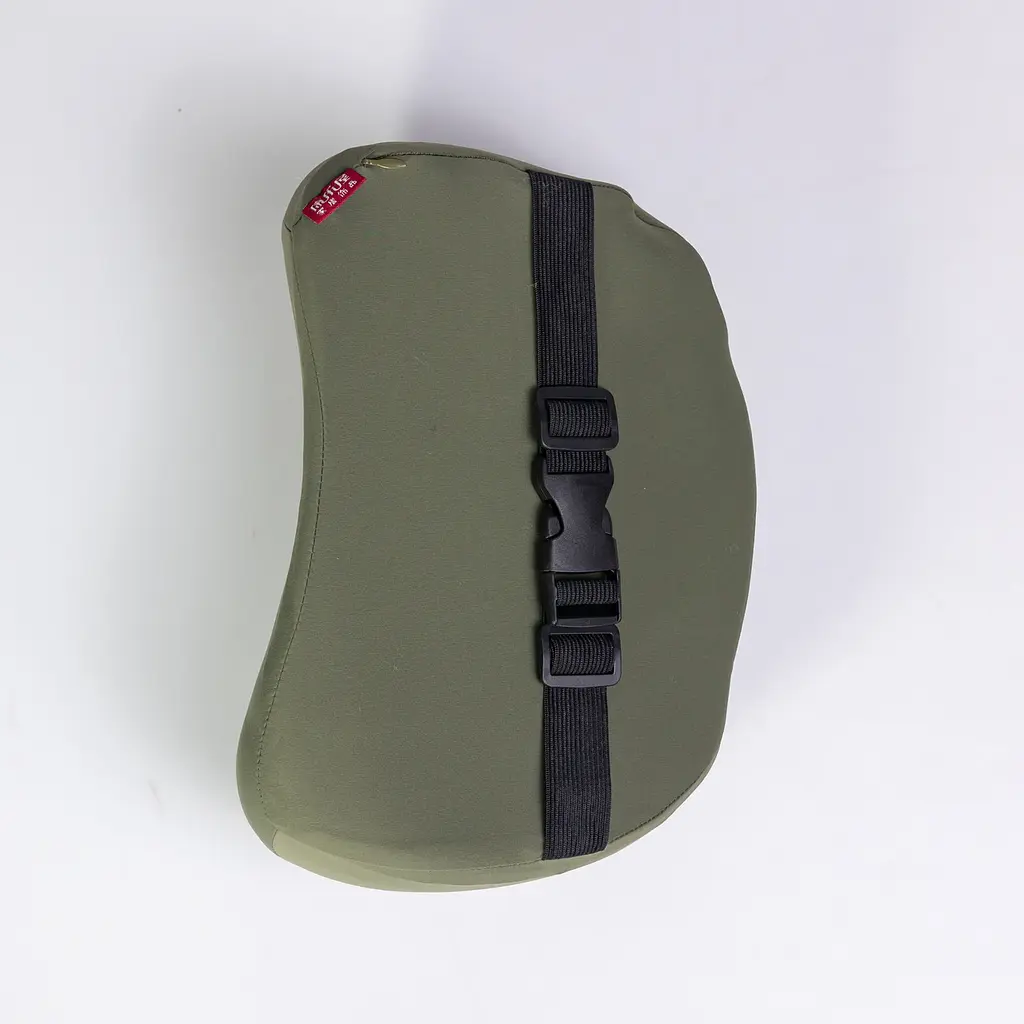 Подушка-підголовник Yiwu Minimal для подорожей, оливковий HP-56-24GR - фото 4