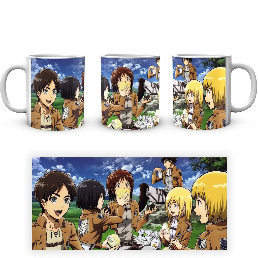 Кухоль GeekLand Attack on Titan Атака Титані AOT 002.20 330 мл білий - фото 4