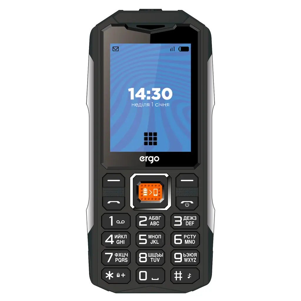 Мобільний телефон Ergo E242 Black - фото 2
