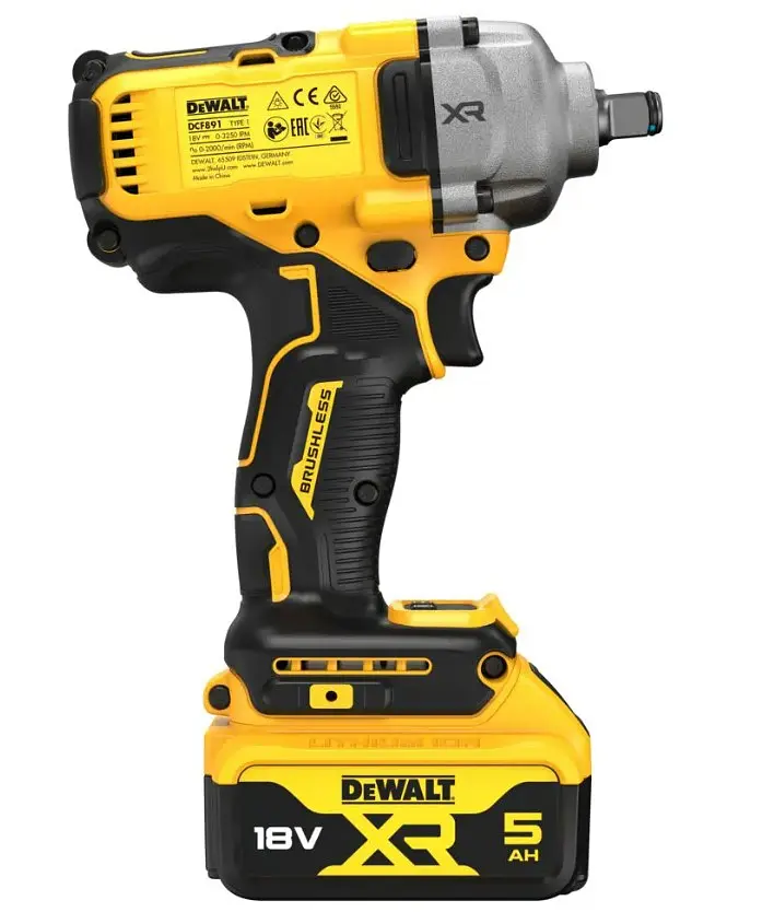 Гайкокрут ударний акумуляторний DeWalt з АКБ та ЗП DCF891P2T - фото 5