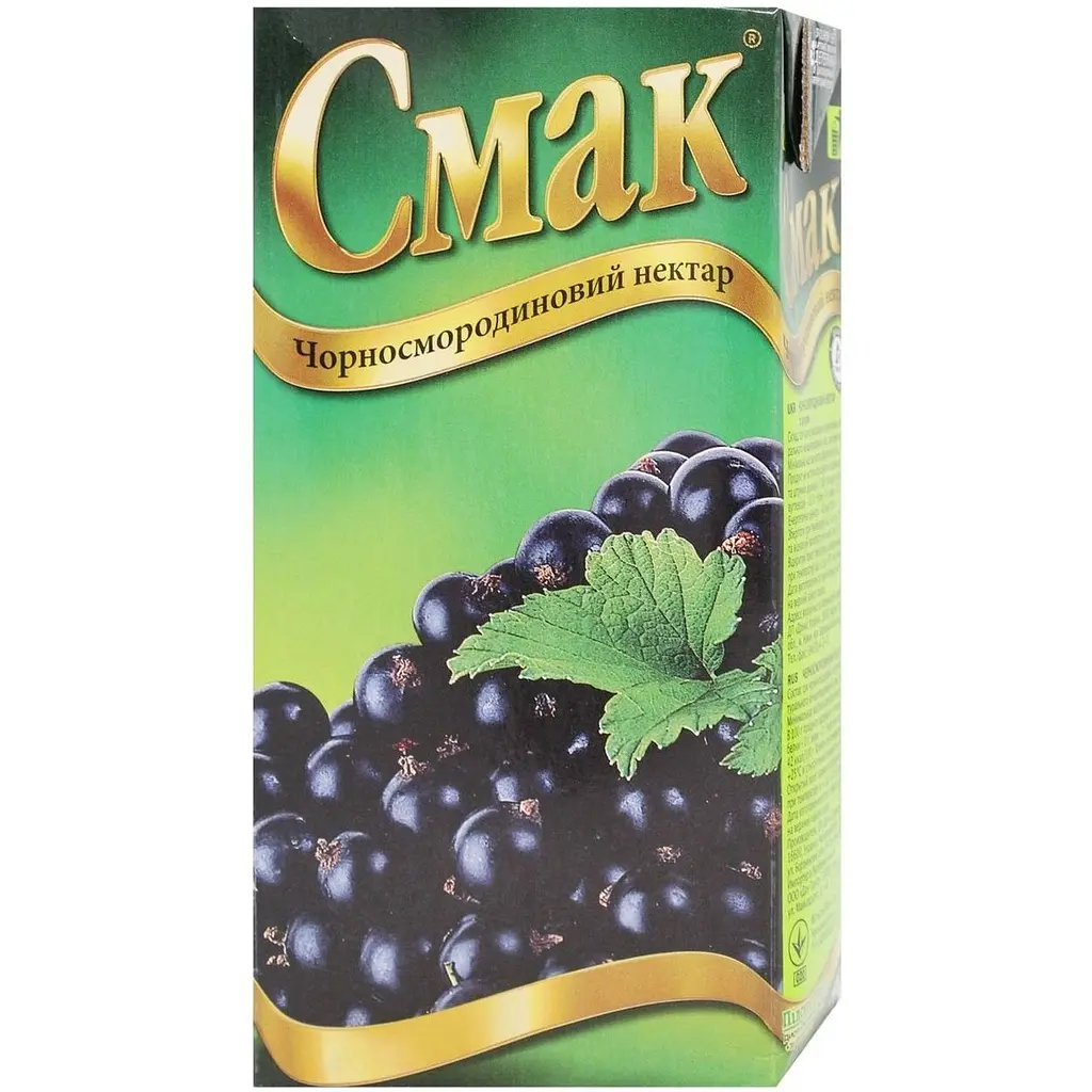 Нектар Смак Чорносмородиновий 1 л - фото 2