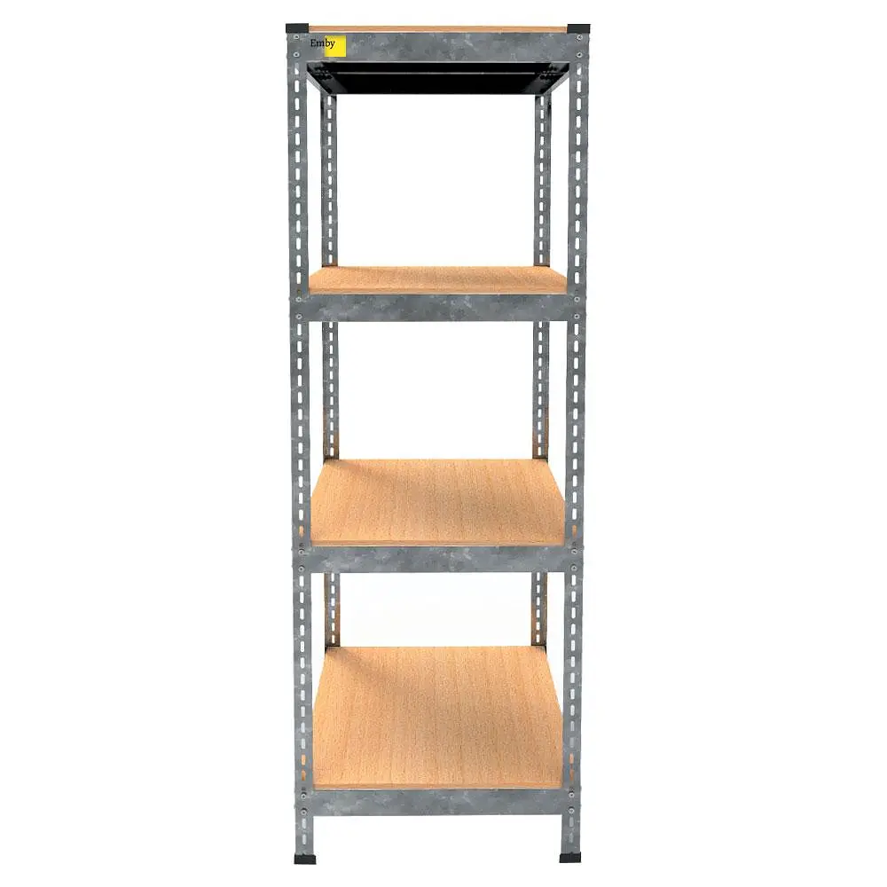 Металевий стелаж Emby Light Series (розмір 1500х450x450мм) 4 полиці ДСП до 100кг Оцинкований - фото 3